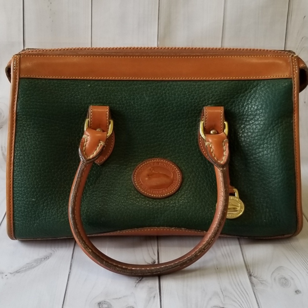 Dooney & Bourke Vintage Classic Satchel Fir Green